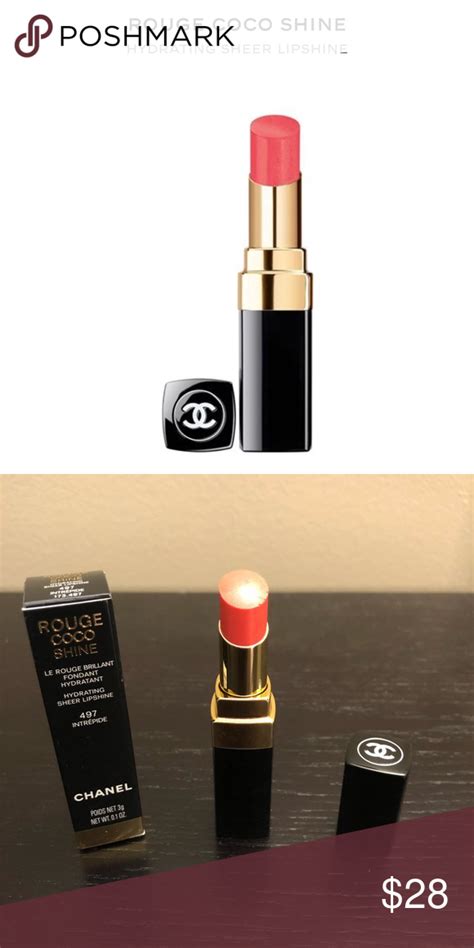 chanel rouge coco shine 497 intrepide